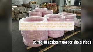 High Strength Copper Nickel Pipe Corrosion Resistant Tubing
