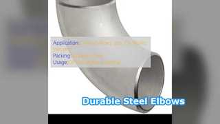 SS316L Stainless Steel Elbows 45 90 180