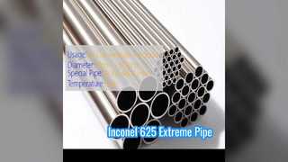 Inconel 625 Pipe High Pressure High Temp