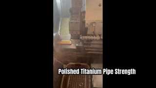 Seamless Titanium Pipe GR5 Polished Finish
