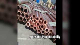 Corrosion Resistant Copper Nickel Pipe for Seawater