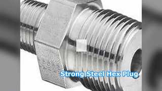 Forged Alloy Steel Hex Plug 1/4-1