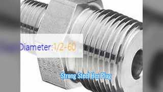 Forged Alloy Steel Hex Plug /  Inch